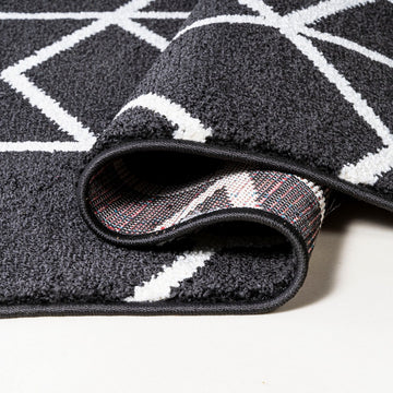 Tumbling Blocks Modern Geometric Area Rug